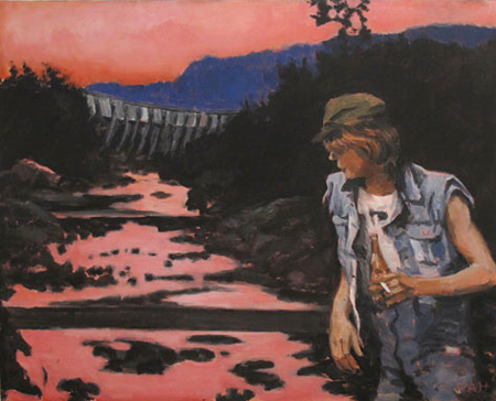 Målning av Olof Astrup Hällqvist